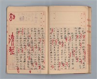 主要名稱：省立高雄商業職業學校國文作文簿：高級部二年級上學期（「暑假的告終」等）圖檔，第24張，共33張