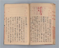 主要名稱：省立高雄商業職業學校國文作文簿：高級部二年級上學期（「暑假的告終」等）圖檔，第28張，共33張