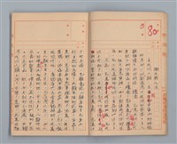 主要名稱：省立高雄商業職業學校作文簿：高級部二年級下學期（「被寒冷侵略的一天」等）圖檔，第9張，共35張
