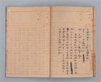 主要名稱：省立高雄商業職業學校作文簿：高級部二年級下學期（「被寒冷侵略的一天」等）圖檔，第26張，共35張