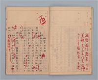 主要名稱：省立高雄商業職業學校作文簿：高級部三年級上學期（「應加改革的某地風俗」等）圖檔，第4張，共13張