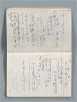 主要名稱：75年作詞簿 NO.1（筆記本）圖檔，第16張，共100張