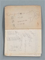 主要名稱：76年作詞簿 NO.4（筆記本）圖檔，第3張，共95張