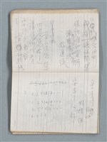 主要名稱：76年作詞簿 NO.4（筆記本）圖檔，第42張，共95張