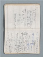 主要名稱：76年作詞簿 NO.4（筆記本）圖檔，第43張，共95張