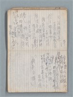 主要名稱：78年作詞簿 NO.1（筆記本）圖檔，第19張，共86張