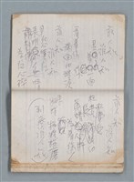 主要名稱：無題名作詞簿10（無封面筆記本）圖檔，第9張，共95張