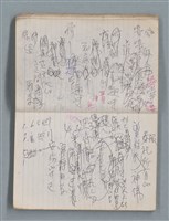 主要名稱：無題名作詞簿10（無封面筆記本）圖檔，第21張，共95張
