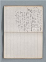 主要名稱：無題名作詞簿10（無封面筆記本）圖檔，第34張，共95張