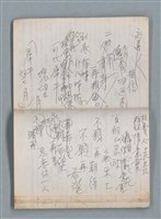 主要名稱：無題名作詞簿10（無封面筆記本）圖檔，第55張，共95張