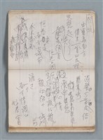 主要名稱：無題名作詞簿10（無封面筆記本）圖檔，第80張，共95張