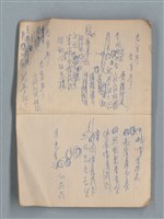 主要名稱：無題名作詞簿12（東方牌筆記本）圖檔，第14張，共101張