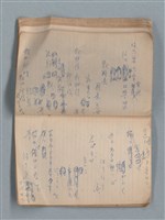 主要名稱：無題名作詞簿12（東方牌筆記本）圖檔，第61張，共101張