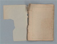 主要名稱：臺灣省立嘉義師範專科學校林央敏作文簿圖檔，第35張，共36張