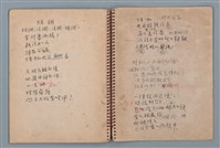 主要名稱：無字天書等詩作手稿（筆記本）圖檔，第13張，共15張
