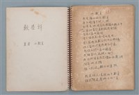 主要名稱：小數點等詩作手稿（筆記本）圖檔，第2張，共41張