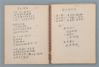 主要名稱：小數點等詩作手稿（筆記本）圖檔，第7張，共41張