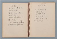 主要名稱：小數點等詩作手稿（筆記本）圖檔，第16張，共41張