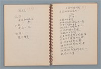 主要名稱：小數點等詩作手稿（筆記本）圖檔，第19張，共41張