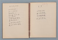 主要名稱：小數點等詩作手稿（筆記本）圖檔，第25張，共41張