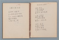 主要名稱：小數點等詩作手稿（筆記本）圖檔，第35張，共41張