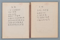 主要名稱：陳圓圓題詩、雙曲線等詩作手稿（筆記本）圖檔，第20張，共41張
