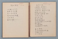 主要名稱：陳圓圓題詩、雙曲線等詩作手稿（筆記本）圖檔，第36張，共41張