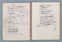 主要名稱：潛水艇等詩作手稿（筆記本）圖檔，第4張，共38張