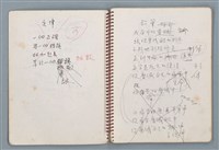 主要名稱：潛水艇等詩作手稿（筆記本）圖檔，第5張，共38張