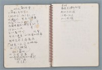 主要名稱：潛水艇等詩作手稿（筆記本）圖檔，第8張，共38張