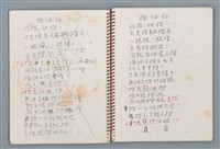 主要名稱：潛水艇等詩作手稿（筆記本）圖檔，第12張，共38張