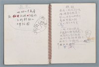 主要名稱：潛水艇等詩作手稿（筆記本）圖檔，第19張，共38張