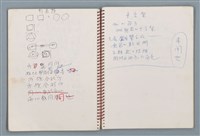 主要名稱：潛水艇等詩作手稿（筆記本）圖檔，第20張，共38張