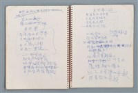 主要名稱：潛水艇等詩作手稿（筆記本）圖檔，第30張，共38張