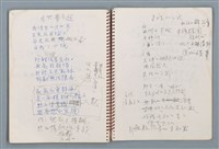 主要名稱：潛水艇等詩作手稿（筆記本）圖檔，第31張，共38張