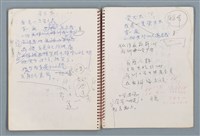 主要名稱：潛水艇等詩作手稿（筆記本）圖檔，第32張，共38張