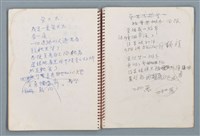 主要名稱：潛水艇等詩作手稿（筆記本）圖檔，第33張，共38張