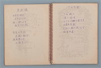 主要名稱：空門聯立方程式等詩作手稿（筆記本）圖檔，第4張，共41張