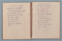 主要名稱：空門聯立方程式等詩作手稿（筆記本）圖檔，第12張，共41張