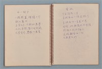 主要名稱：空門聯立方程式等詩作手稿（筆記本）圖檔，第20張，共41張