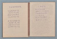主要名稱：空門聯立方程式等詩作手稿（筆記本）圖檔，第21張，共41張