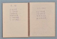 主要名稱：空門聯立方程式等詩作手稿（筆記本）圖檔，第29張，共41張