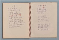 主要名稱：空門聯立方程式等詩作手稿（筆記本）圖檔，第36張，共41張