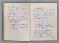 主要名稱：刑鞭吻上了我的臉等手稿（筆記本）圖檔，第27張，共92張