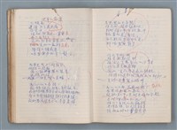 主要名稱：刑鞭吻上了我的臉等手稿（筆記本）圖檔，第35張，共92張