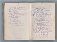 主要名稱：刑鞭吻上了我的臉等手稿（筆記本）圖檔，第38張，共92張