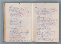 主要名稱：刑鞭吻上了我的臉等手稿（筆記本）圖檔，第39張，共92張