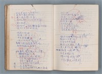 主要名稱：刑鞭吻上了我的臉等手稿（筆記本）圖檔，第41張，共92張