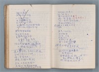 主要名稱：刑鞭吻上了我的臉等手稿（筆記本）圖檔，第43張，共92張