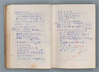 主要名稱：刑鞭吻上了我的臉等手稿（筆記本）圖檔，第48張，共92張